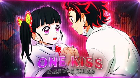 One Kiss I Tanjiro X Kanao Demon Slayer Amvedit 6ft3 Style Youtube