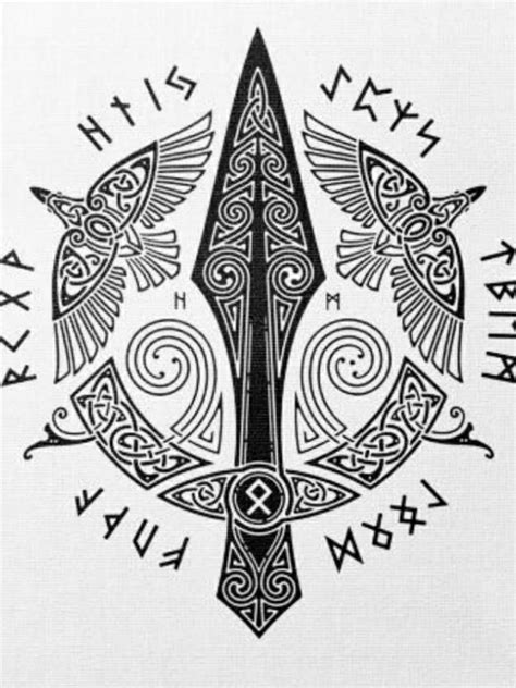 Viking Tribal Tattoos Viking Warrior Tattoos Viking Tattoo Symbol