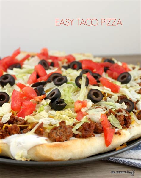 Easytacopizza Easy Taco Pizza Easy Taco Taco Pizza