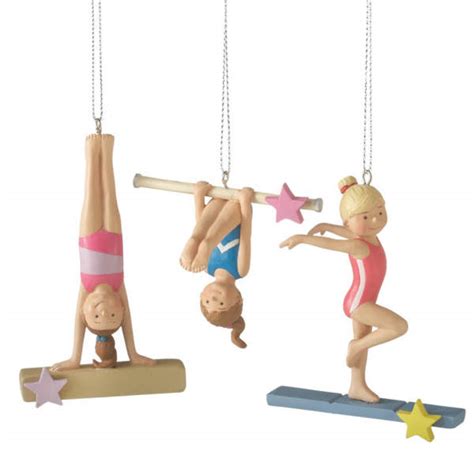 Girl Gymnast Ornament Item 260991 The Christmas Mouse