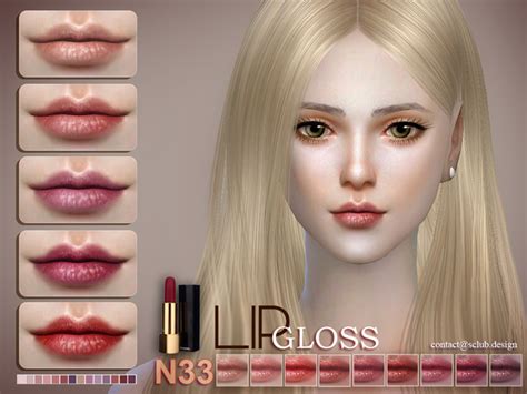 The Sims Resource Lipstick 33 By S Club • Sims 4 Downloads