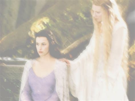 Arwen And Galadriel Lord Of The Rings Wallpaper Fanpop