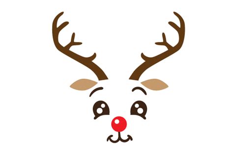 Download Cute Reindeer Face SVG File - Site Free Design SVG | Hore SVG