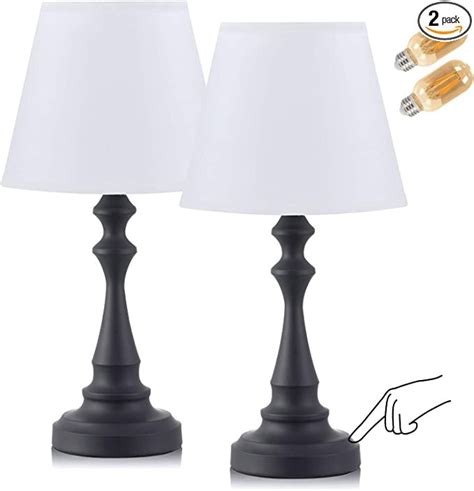 Amazon Com Touch Table Lamps For Bedrooms Small Bedside Lamp Dicoool