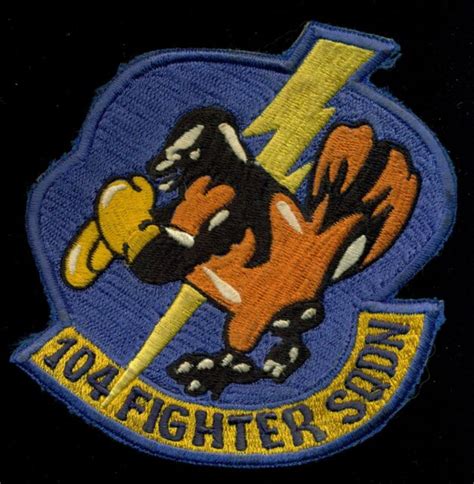Usaf 104th Fighter Squadron Patch N 8 Ebay