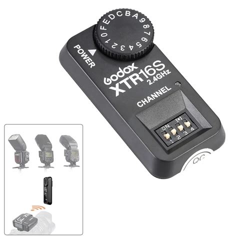 godox xtr 16s 2 4g wireless x system remote control flash receiver for