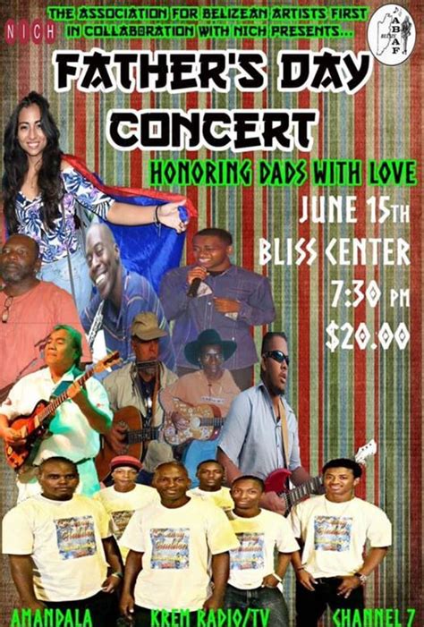 Fathers Day Concert At Bliss Center For Performing Arts Belize