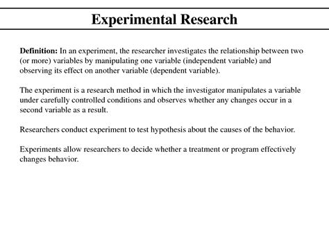 Solution Research Methods Experimental Research Design Kemu Studypool