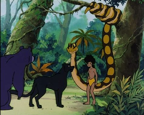 Image Mowgli Bagheera Baloo And Kaa Png Jungle Book Wiki