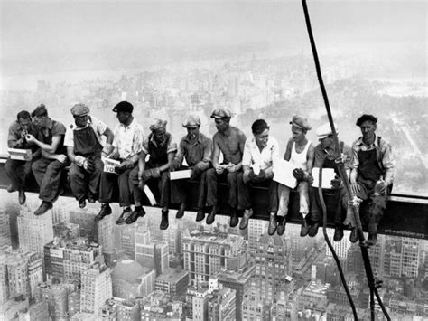 New York Construction Workers Having Lunch 1932 And If You Look Close
