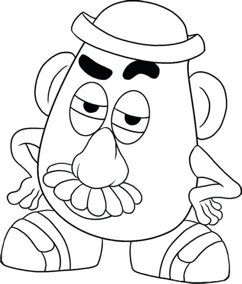 Mr Potato Head Printable Coloring Pages At Free