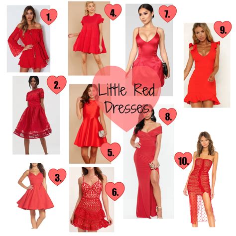 The Best Little Red Dresses For Valentine’s Day Little Red Dress Cute Red Dresses Red Dress