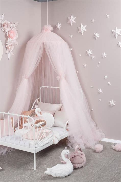Shop for kids canopy decor online at target. Pink bed tulle canopy for nursery, Kids hanging tent, Rose ...