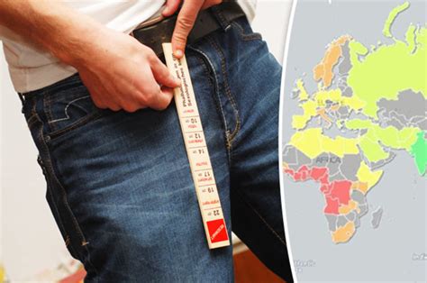Map Reveals Average Size Of Erect Penises In Every Country