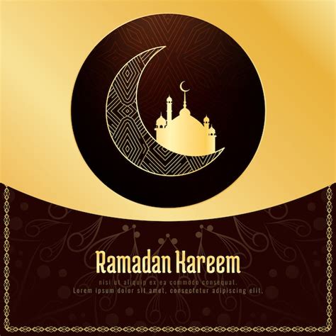 Free Vector Abstract Ramadan Kareem Religious Islamic Background