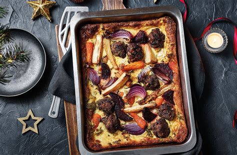 Serve with vegetable side dishes and veggie gravy. Vegetable Toad In A Hole / Vegetable Toad In The Hole - It ...
