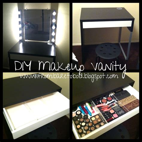 This diy makeup vanity will hardly cost you around $70 for the building materials. From Bare to Bold: DIY MAKEUP VANITY ON A BUDGET
