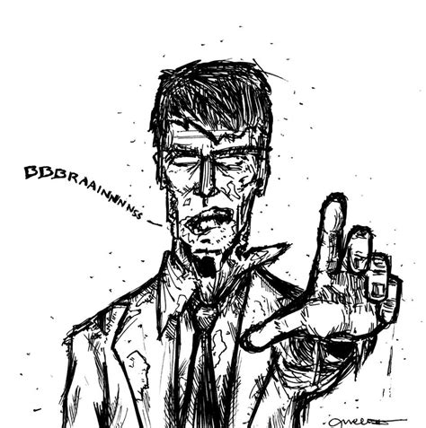 Zombie Sketch By Norbyela On Deviantart