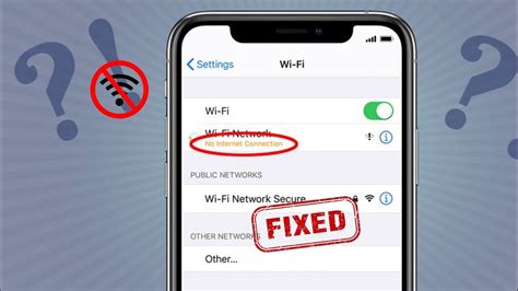 Iphone Connected To Wifi No Internet Fix All Iphone Connected But No
