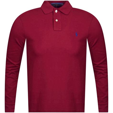 Shop nordstrom rack for men's long sleeve polo shirts up to 70% off today. POLO RALPH LAUREN Burgundy Long Sleeve Polo Shirt - Men ...