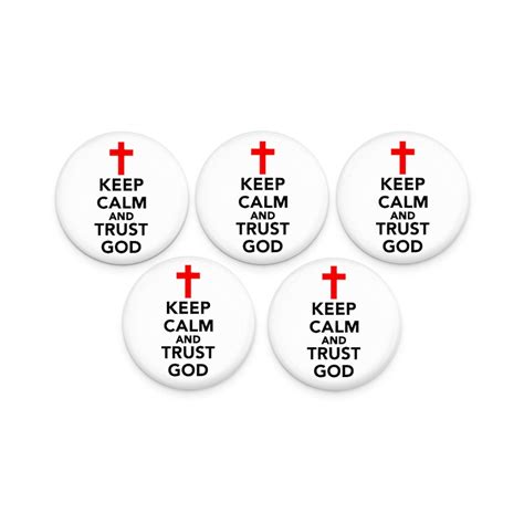 religious button pins christian pins keep calm and trust etsy