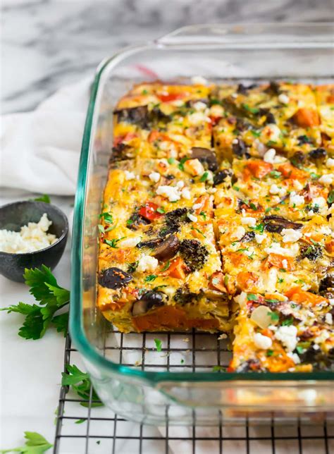 Vegetarian Breakfast Casserole {perfect For A Crowd }