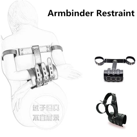 Armbinder Restraint Hands Bondage For Slave Bondage Arm Binder Cuff Armbinder Restrains Arms