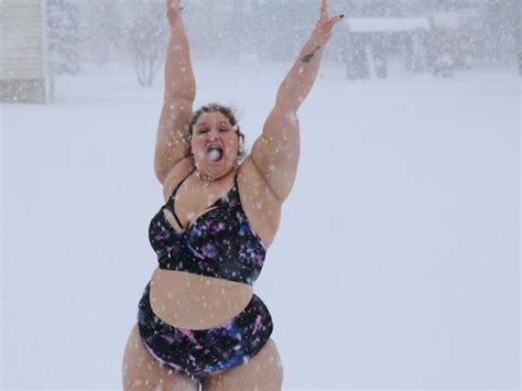 why one body positive blogger decided to hit the blizzard in her bikini self