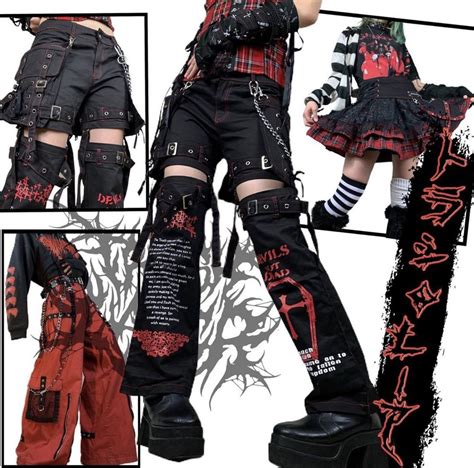 Mall Goth Punk Baggy Wide Leg Pants Women Fairy Grunge Harajuku Gothic Trousers Dark Aesthetic