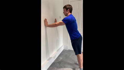 Wall Press Up Exercise Youtube
