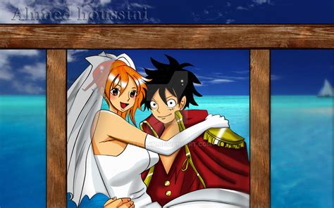 One Piece Nami And Luffys Wedding By Gelo Tim On Deviantart