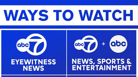Here Are Ways You Can Watch Channel 7 Eyewitness News Abc Abc7 New York
