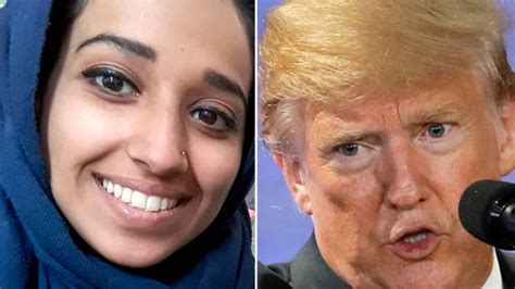 Trump Says Alabama Woman Who Joined Is Will Not Be Allowed Back Into Us
