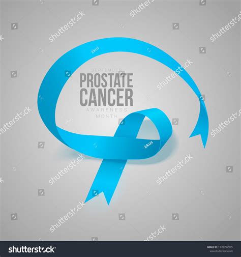 Prostate Cancer Awareness Calligraphy Poster Design Stock Vector Royalty Free