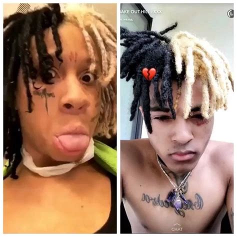Pin By Nykerias On Hairstyles For 7th Trippie Redd Black And Blonde
