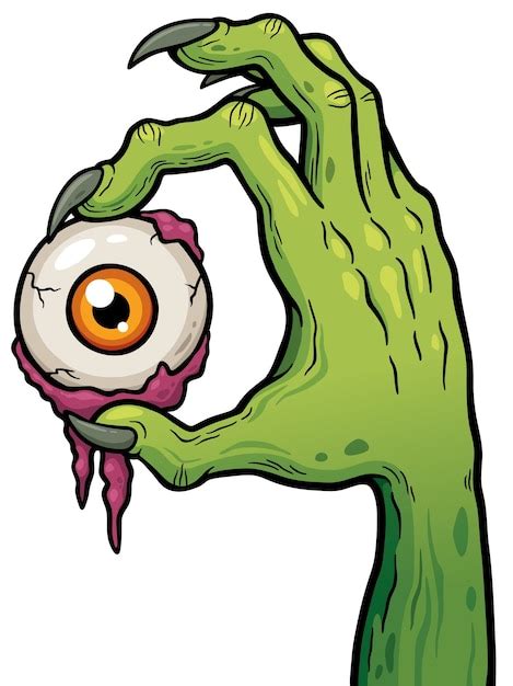 Zombie De Dibujos Animados Vector Premium