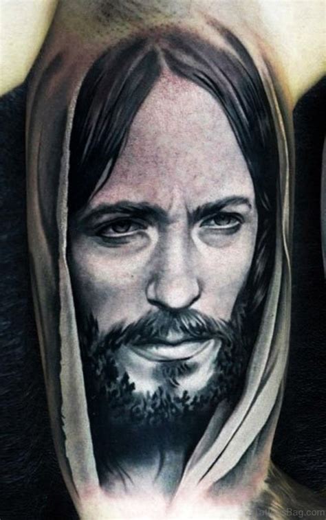 61 Classic Jesus Tattoos On Shoulder Tattoo Designs