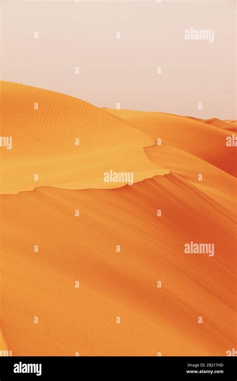 Sand Dune In Saudi Desert Beautiful Arabian Desert Stock Photo Alamy
