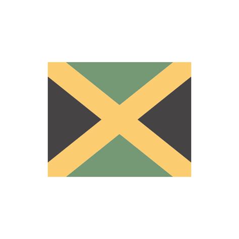 ジャマイカ国旗 フラットデザイン カラーアイコン フリー素材 アイコン・イラストダウンロードサイト【owl stock オウルストック】