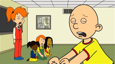 Caillou Throws A Huge Temper Tantrum Youtube