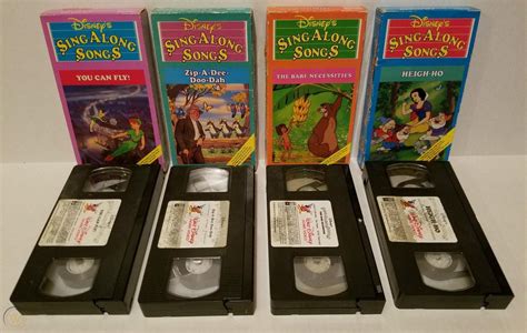 Disney Sing Along Songs Vhs Bundle Vhs Tapes Set Of Two Musical 799 Images
