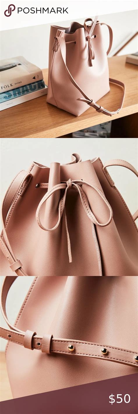 Kayla Ava Bow Tie Bucket Bag Dusty Rose In 2022 Bucket Bag Bags