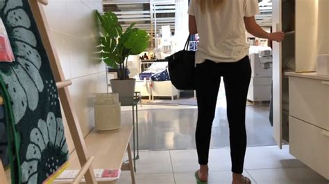 IviRoses Exhibitionist Public Nudit Risky IKEA Anal Dildo Barefoot Premium User