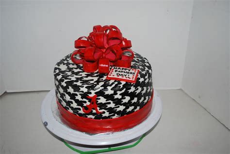 Houndstooth Birthday Cake