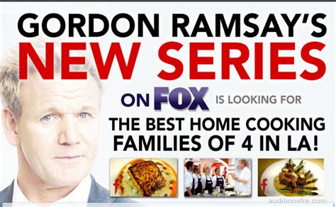 open casting call for gordon ramsay s new fox cooking show casting families and teams of 4 in