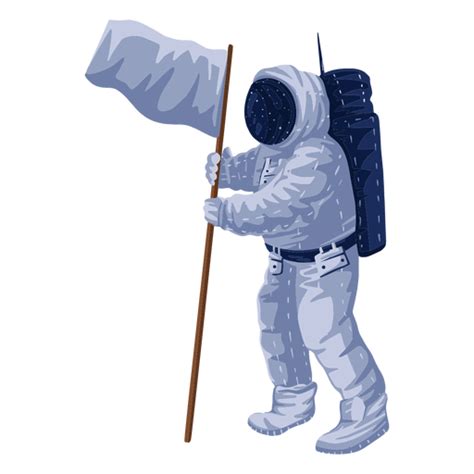 Proud Astronaut Flag Illustration Transparent Png And Svg Vector File