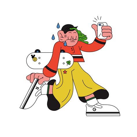 Character For Ruby Goon Music Band On Behance People Illustration Retro Illustration Character