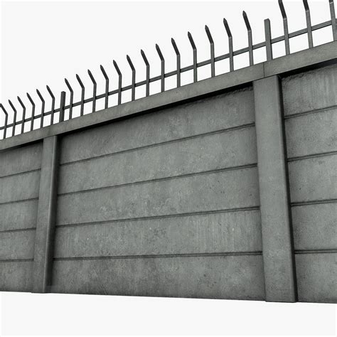 Concrete Wall Free 3d Model 3ds C4d Free3d
