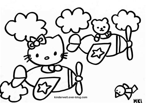 Hello kitty kostenlose online malbilder 2. Ausmalbilder zum Ausdrucken: Hello Kitty Ausmalbilder