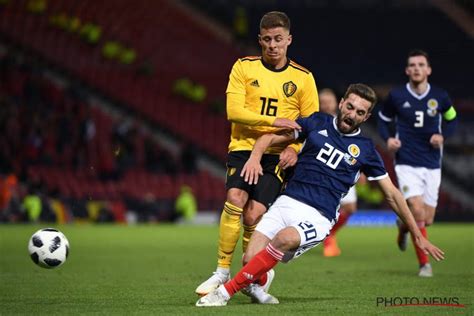 Roberto martinez's team, already hit with several withdrawals, play in san marino on thursday before visiting hampden park on monday. Thorgan Hazard lacht met het doelpunt van Eden ...